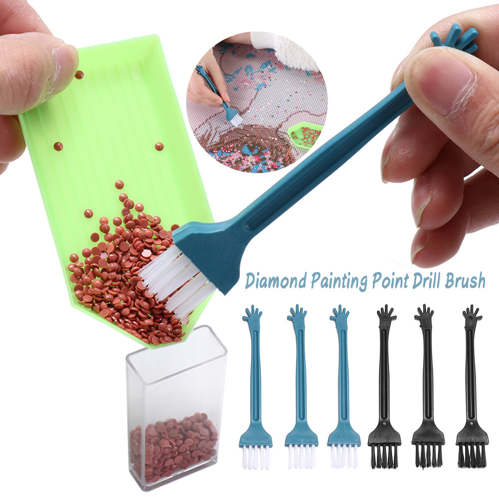 Reverse Canvas Glue 5d Diamond Painting Embroidery Accessories Tool Small Size Brush Wholesale