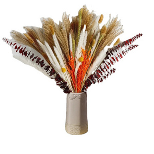 40 Pcs Pampas Grass Dried Flowers Arrangements Palm Leaves Bouquet dried flower bouquet preserved dried flowers plants