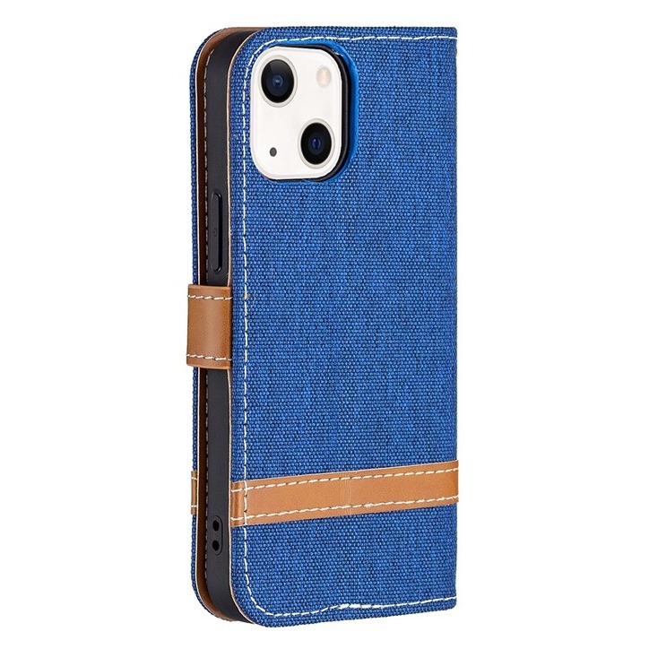 Canvas Jean Wallet Leather Case For IPhone 15 14 13 Pro 12 Mini 11 Pro Max X XS XR 7 8 Plus Jeans Flip Stand Mobile Phone Cover