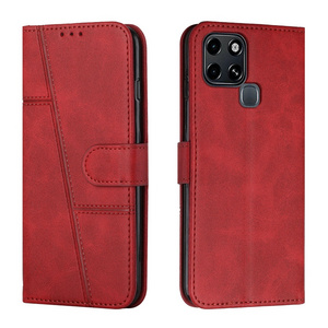 Retro Line Vintage Wallet Leather Case Phone for Tecno Pova 6 5 Pro Camon 30 20 Premier 19 NEO Pro 5G Spark 9T 9 Pro Flip Cover