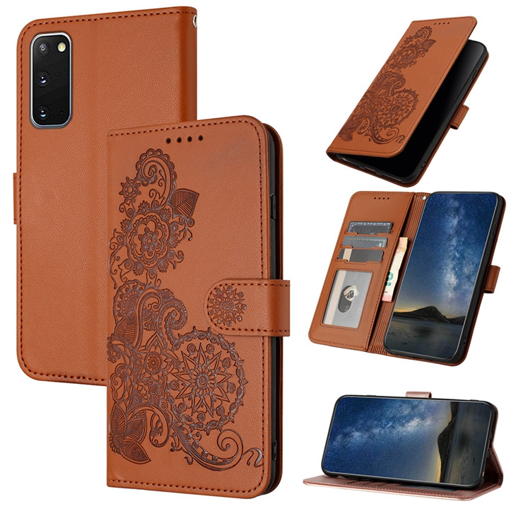 Flower Embossed Wallet Leather Case For Samsung galaxy Xcover pro 5 4 M53 5G M33 M13 M34 M54 A72 4G A73 Flip Cover