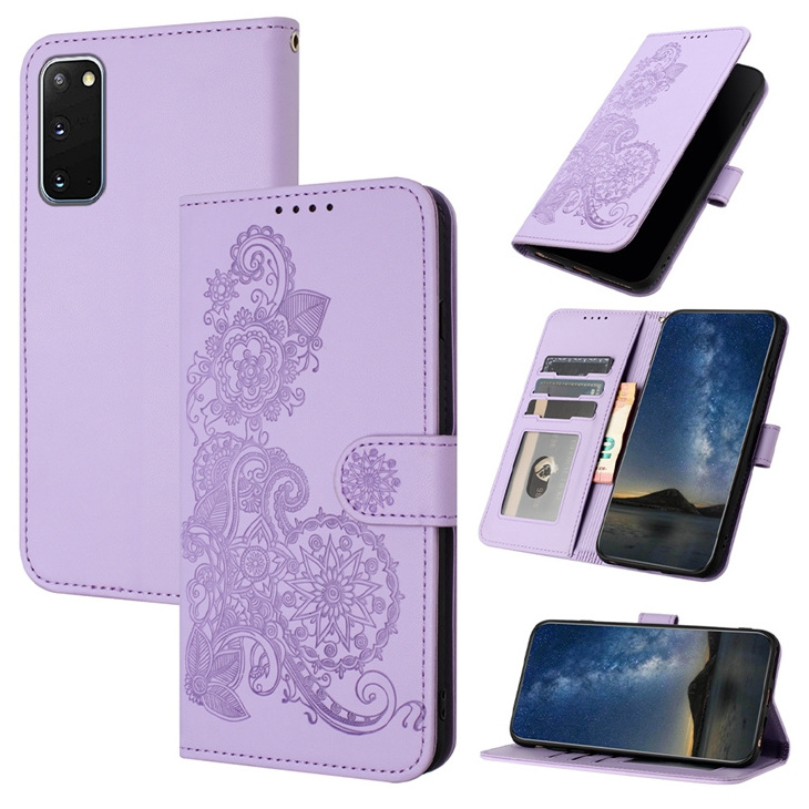 Flower Embossed Wallet Leather Case For Samsung galaxy Xcover pro 5 4 M53 5G M33 M13 M34 M54 A72 4G A73 Flip Cover