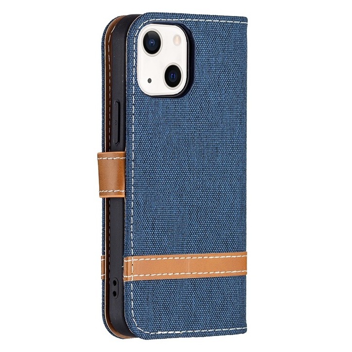 Canvas Jean Wallet Leather Case For IPhone 15 14 13 Pro 12 Mini 11 Pro Max X XS XR 7 8 Plus Jeans Flip Stand Mobile Phone Cover