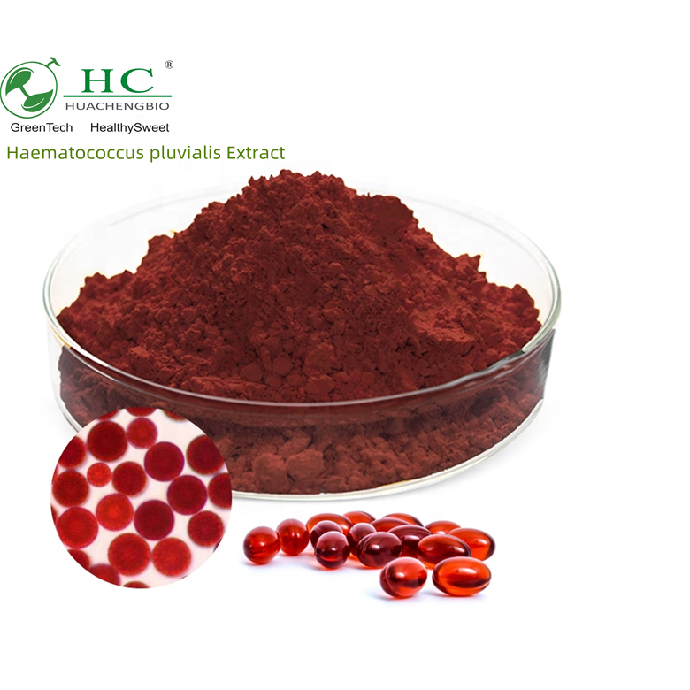 cGMP Factory Supply Haematococcus Pluvialis Powder 1%-3% Astaxanthin