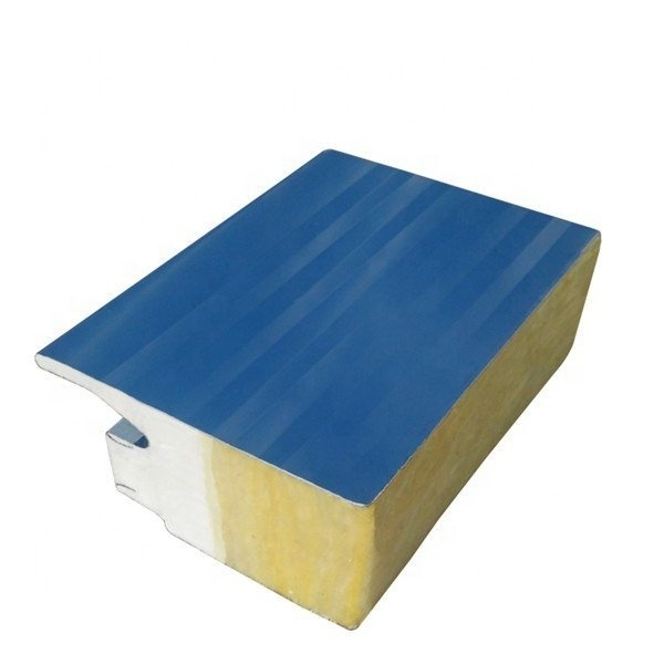 Low Price Polyurethane Sandwich Panel/Rock wool panel  For Garage Doors and Wall