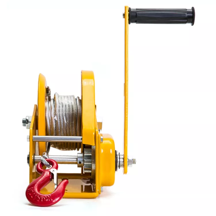 1200lbs 1800lbs 2600lbs Portable Self Locking Hand Winch with Stainless Rope