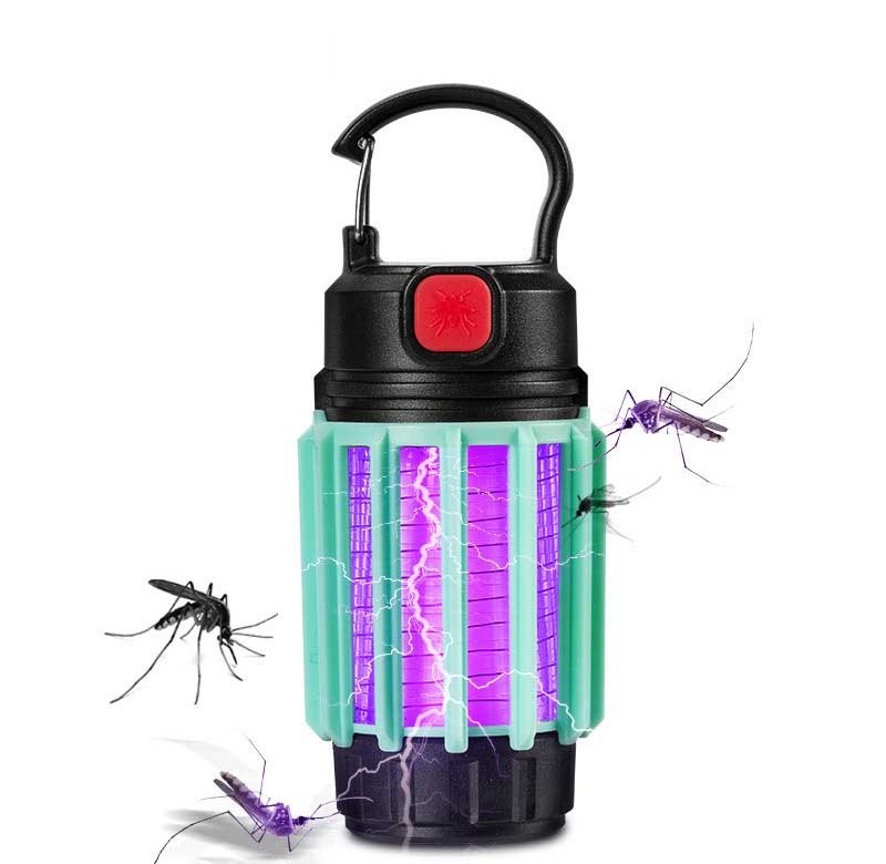 Camping Bug Killer Lamp Rechargeable Anti Mosquito Electronic Machine Solar Bug Zapper Outdoor Insect Zapper Lamp