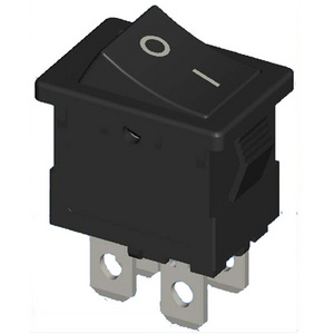 DPST 4 pin KCD rocker switch 12A 250V on off