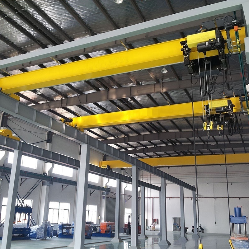 5 ton 10 ton single girder concrete lifting overhead harga hoist crane