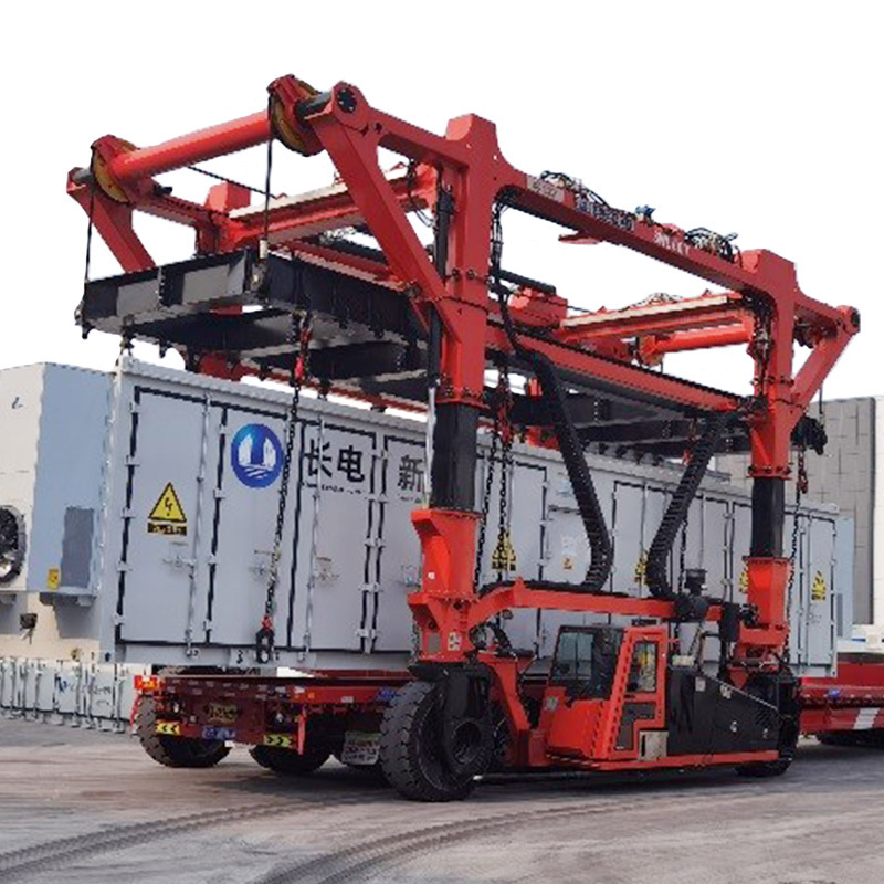 50 ton 60 ton wheel crane beam bridge segment container straddle carrier for sale