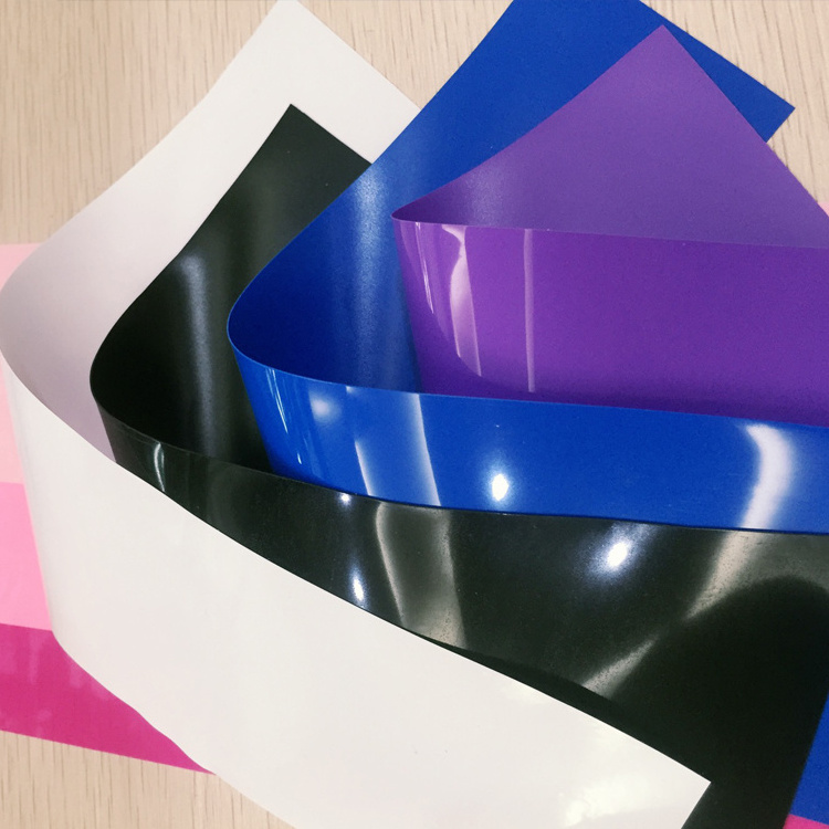 Manufacturer direct selling pvc stretch ceiling film  single mirror film thin/super transparent film/color film