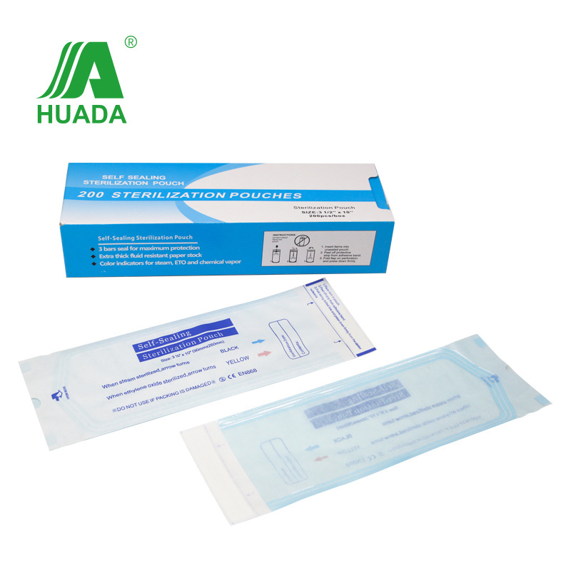 Autoclave bags Medical sterile Dry heat sterilization gusset pouch for Hospitals & Dental use