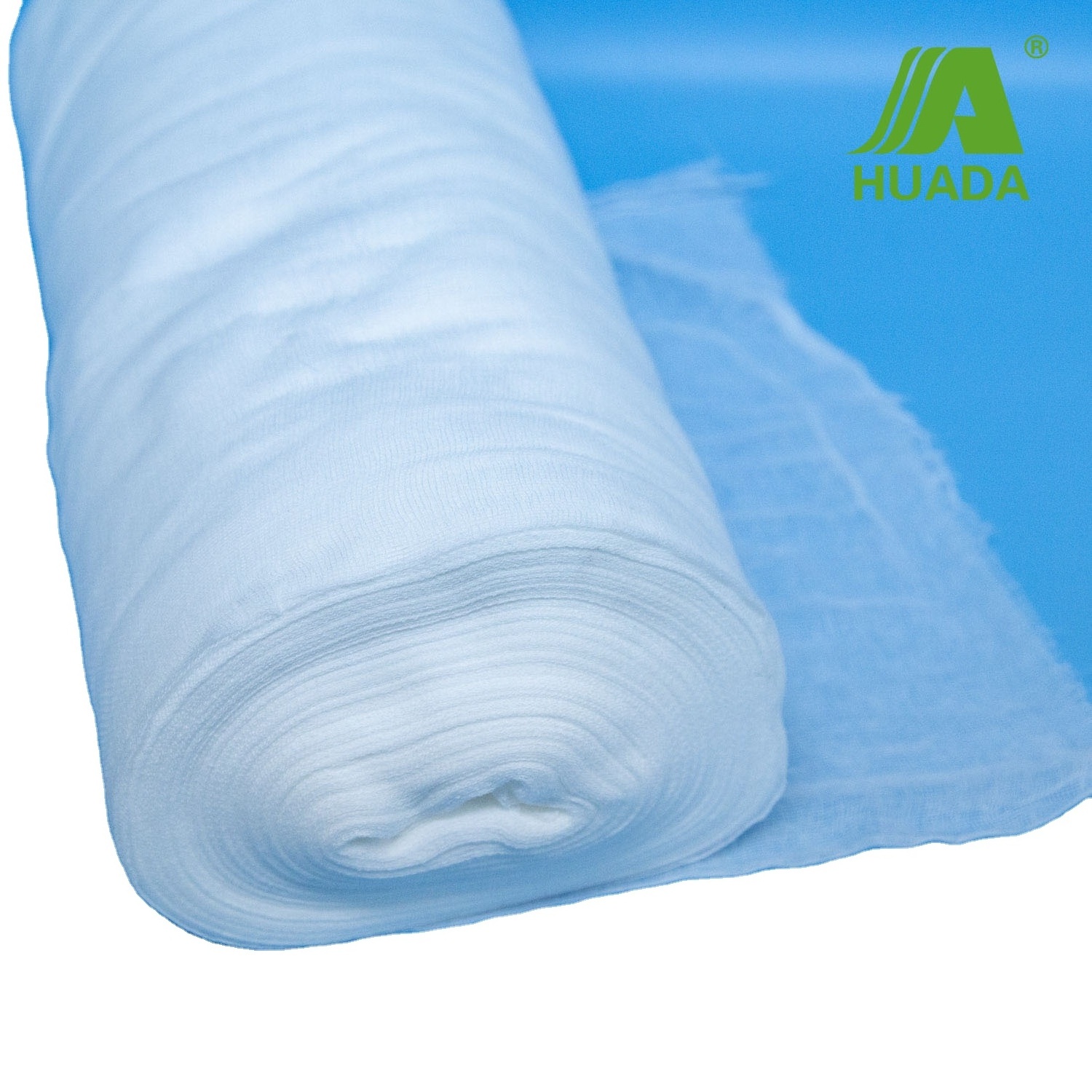 Medical Supply Hospital Use  4ply  absorbent bleached 10% cotton sterile gauze roll with x-ray thread , zigzag pillow type