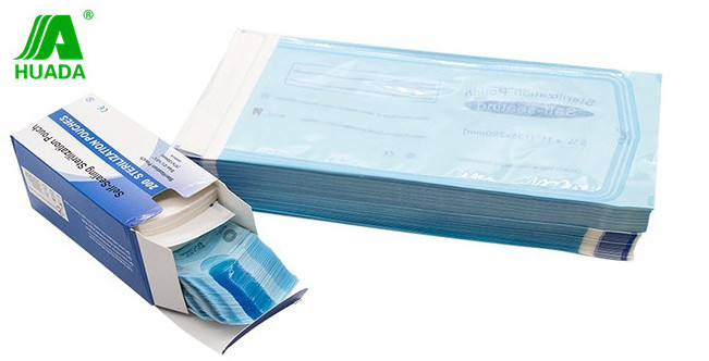 Autoclave bags Medical sterile Dry heat sterilization gusset pouch for Hospitals & Dental use