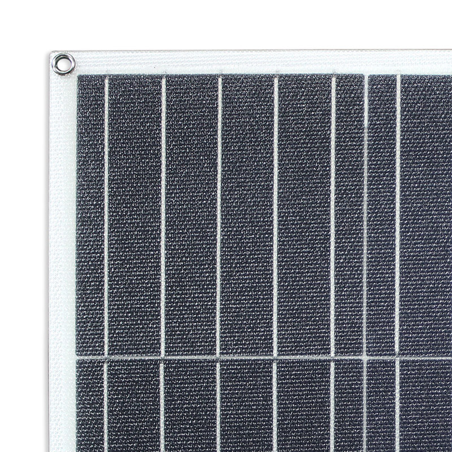 100W 18V Lightweight Monocrystalline RV home boat Van Trailer system Semi Flexible Solar Panel