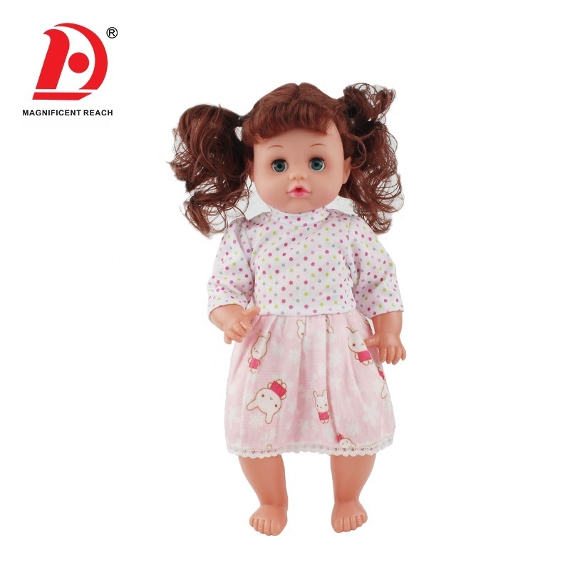 HUADA 2023 Beautiful Angel Toys Lifelike Vinyl Baby Reborn Doll with Blinking Eyes for Girl Playing