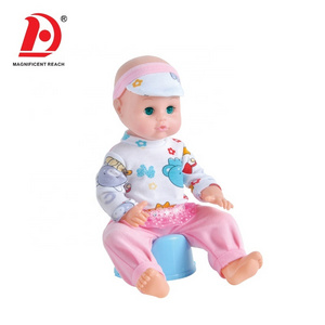 HUADA 2023 16 Inches Blink Eye Silicon Realistic Baby Doll Toy Set with Sound & Accessories