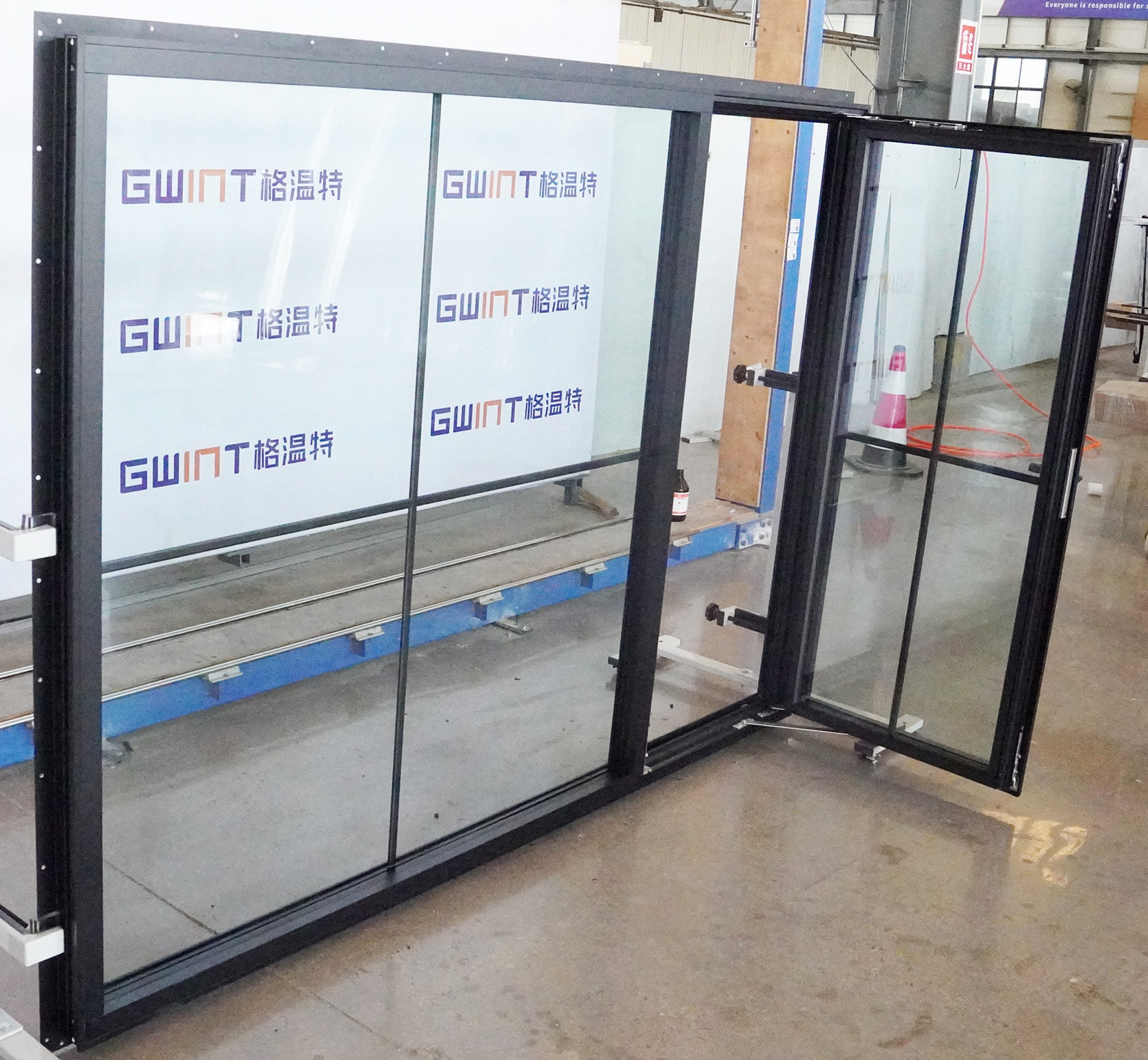 GWINT Aluminium Windows And Doors Blinds For Window Thermal Break Insulation Window Soundproof Windows For Sale