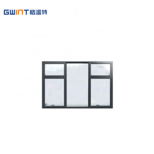 GWINT Aluminium Windows And Doors Blinds For Window Thermal Break Insulation Window Soundproof Windows For Sale