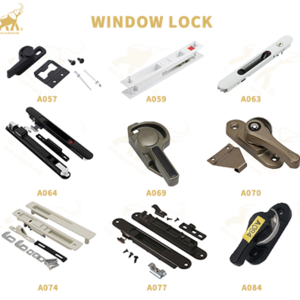 sliding glass bolt crescent multi point window handle hardware roll up door chain guard hotel interior  latch lock accessories