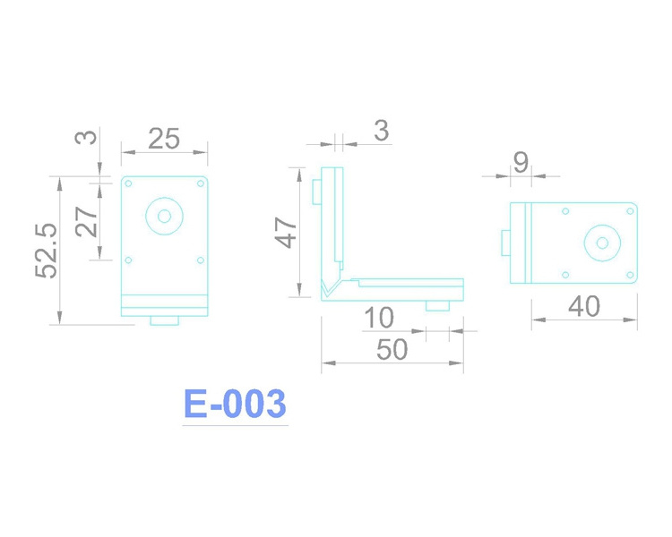 Factory hot selling aluminum accessories window and door profile corner joint connector