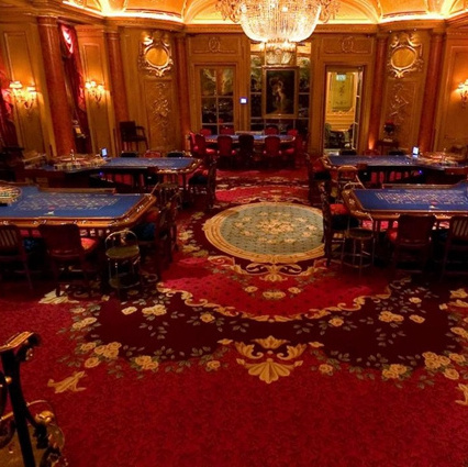 High Durability Fireproof Gaming Club Poker Room Casino Carpet