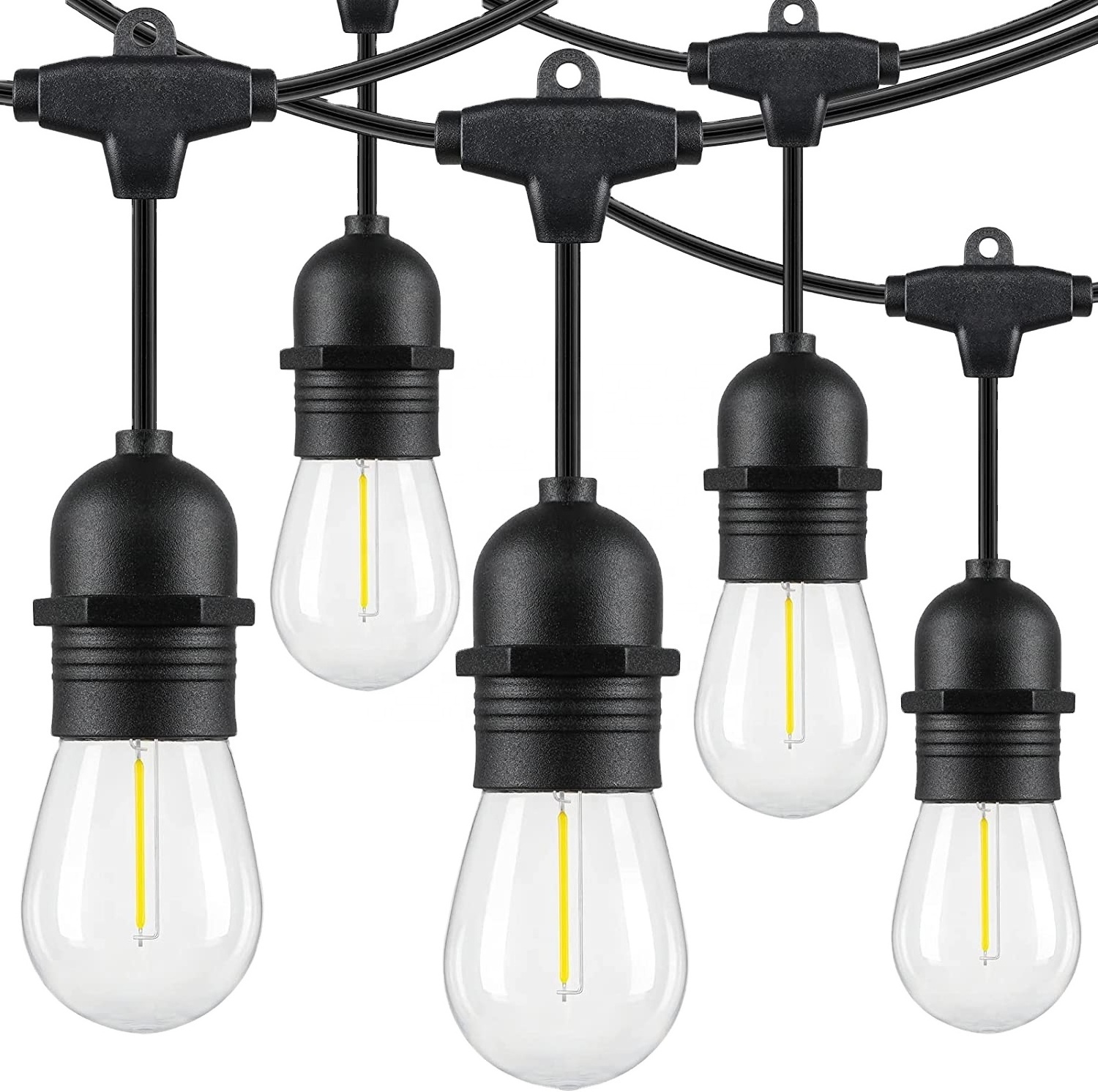 Novel Design wholesale S14 string light bulbs for outdoor hanging lights patio cafe bistro