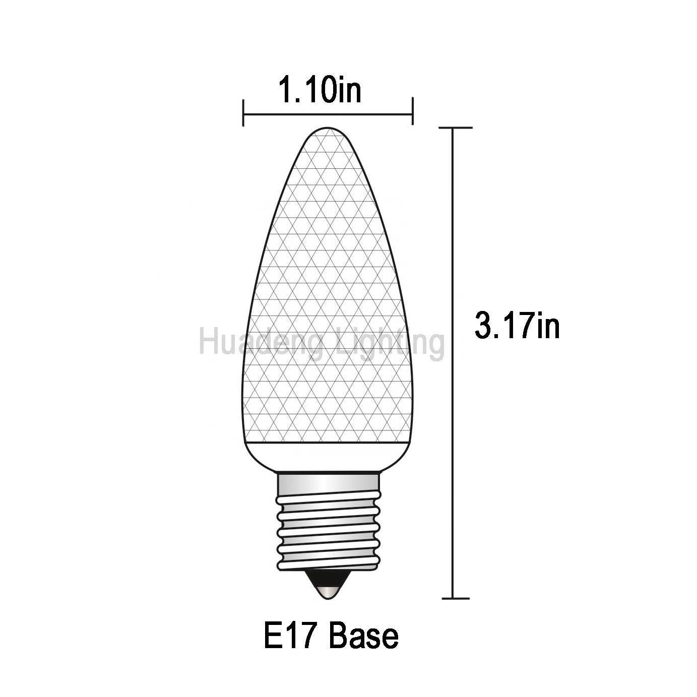 Commercial grade Christmas lights LED C9 dimmable Christmas Light Bulb