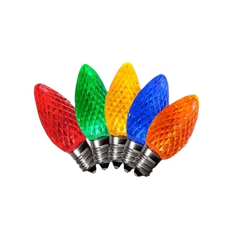 Blinking C7 LED Twinkle Christmas Light Bulb