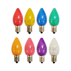 Opaque LED C7 Christmas replacement bulb