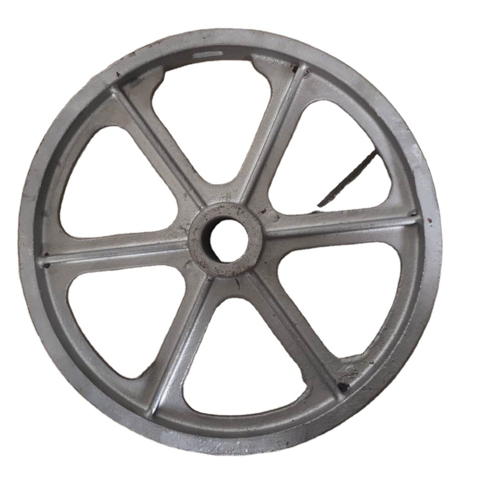 Huading custom convenient and durable sand cast iron flywheel