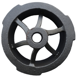 Huading custom convenient and durable sand cast iron flywheel