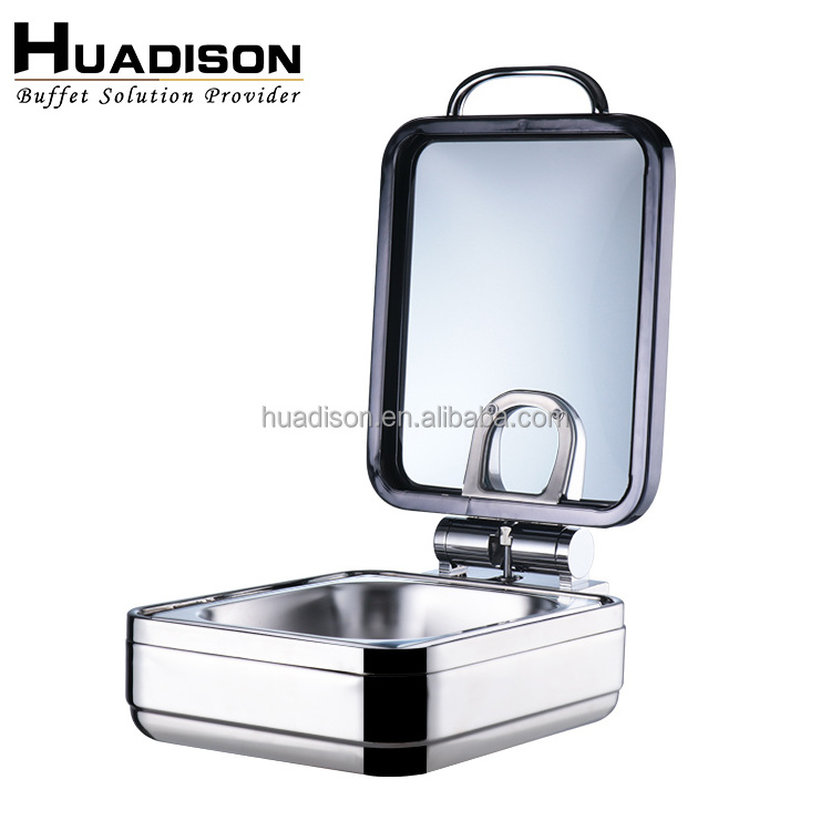 Huadison hot sale high quality stainless steel chafer dish buffet ,4 Litre luxury buffet food warmers chef in dish