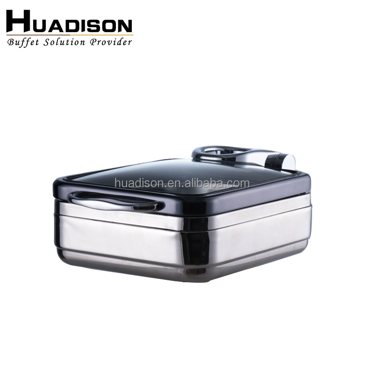 Huadison hot sale high quality stainless steel chafer dish buffet ,4 Litre luxury buffet food warmers chef in dish