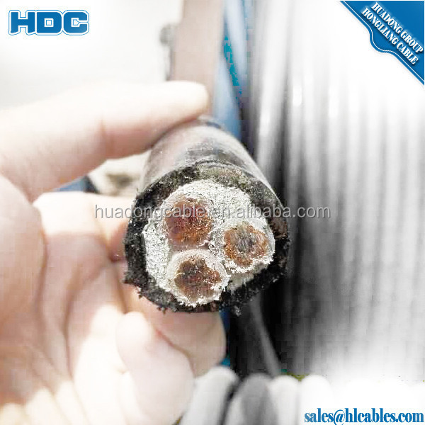 (N)HXH FE180/E30 0.6/1kv 1/2/3/4/5 cores DIN VDE copper conductor XLPE Insulated armored PVC sheath power cable