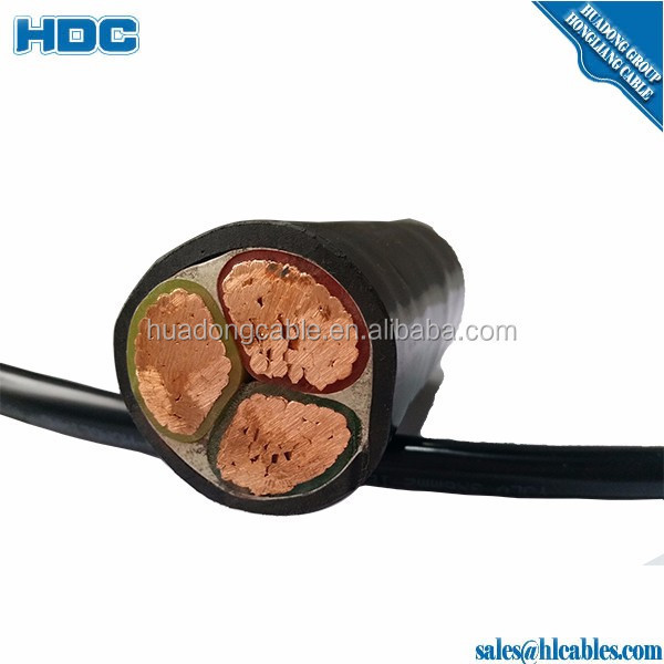 (N)HXH FE180/E30 0.6/1kv 1/2/3/4/5 cores DIN VDE copper conductor XLPE Insulated armored PVC sheath power cable