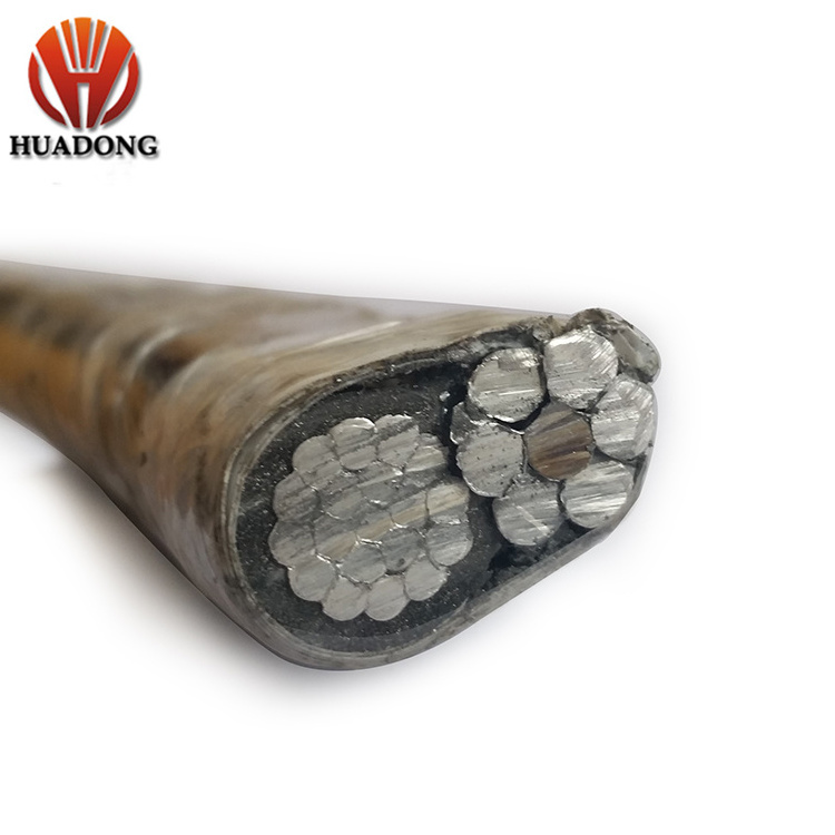 XLPE Insulate Aluminum Conductor Low Voltage ABC Cable 2x16 Duplex Service Drop Wire