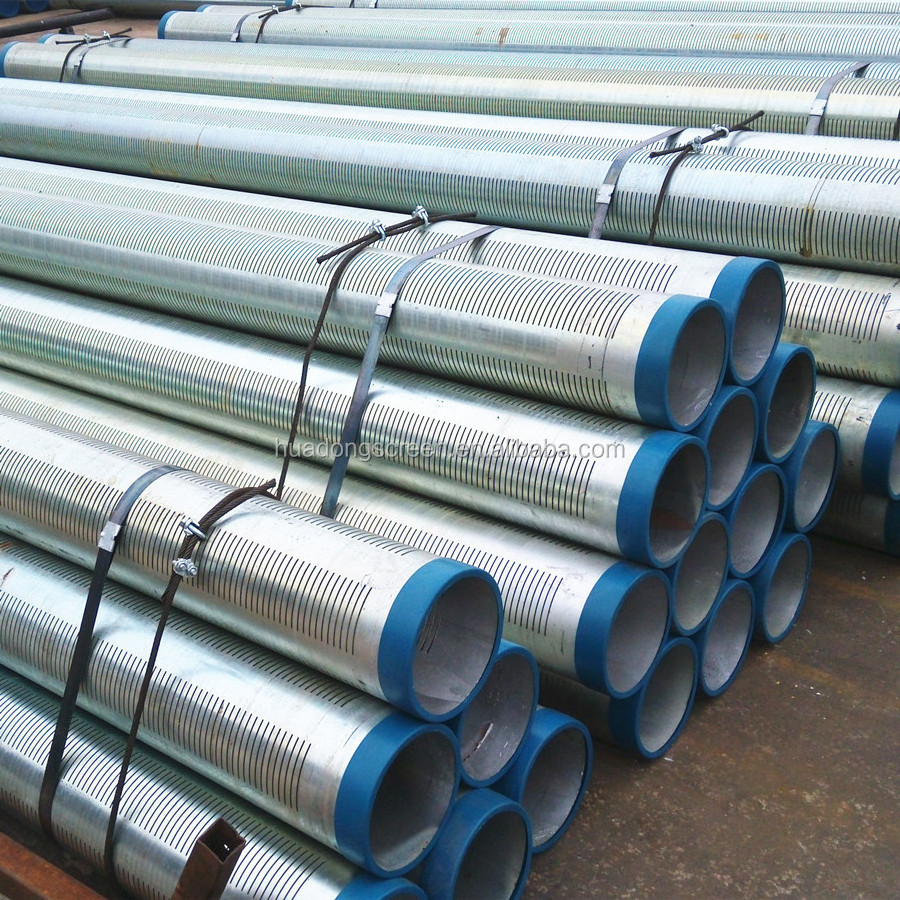 Water well seamless slotted pipe/API 5CT steel slotted screen pipe (China manufacture)