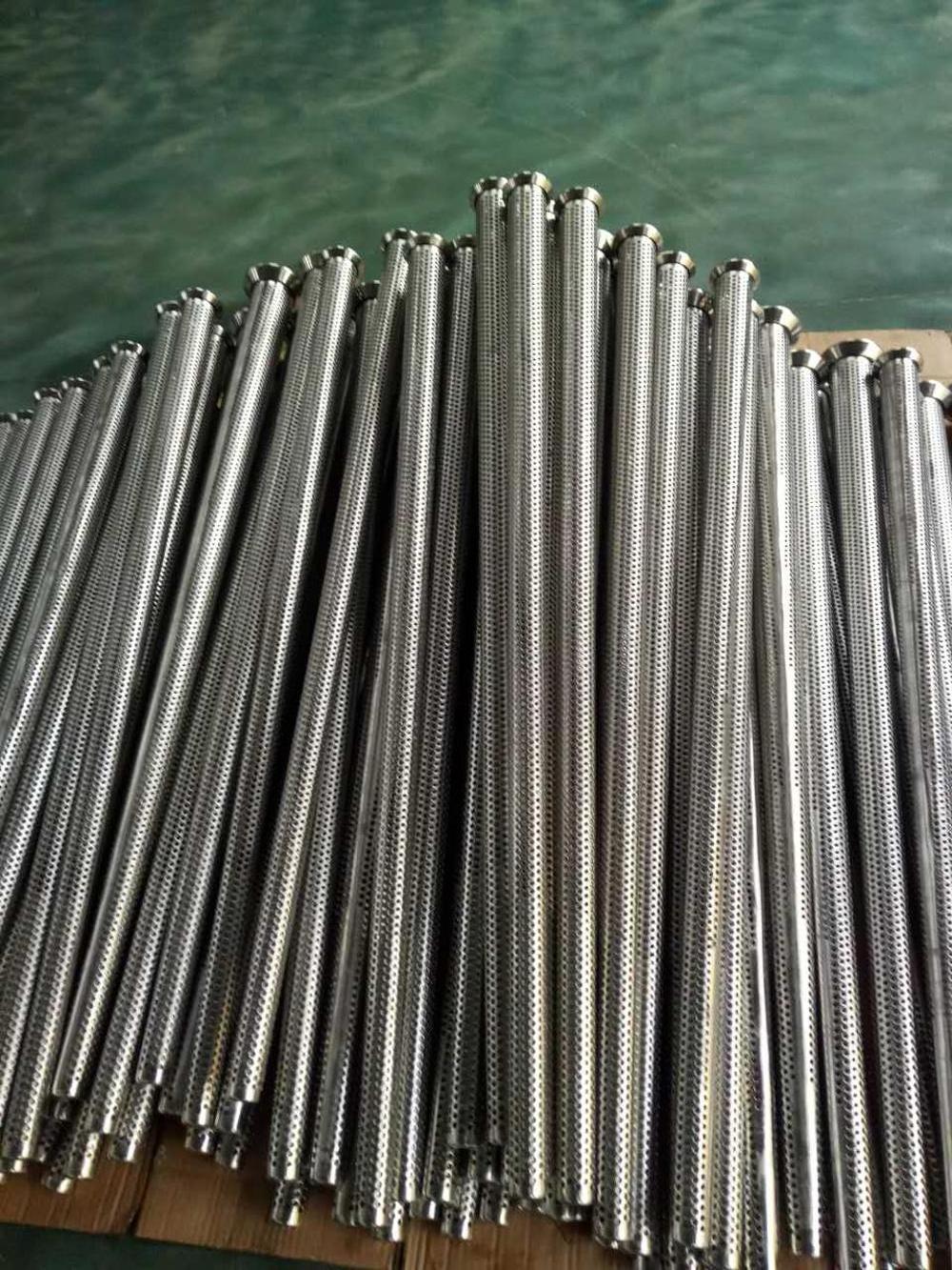 Stainless steel 304 perforated colander tube/drilling pipe screen for base pipe