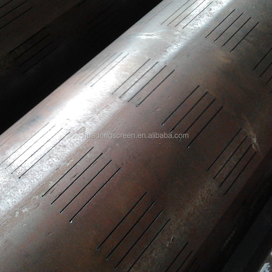 Water well seamless slotted pipe/API 5CT steel slotted screen pipe (China manufacture)