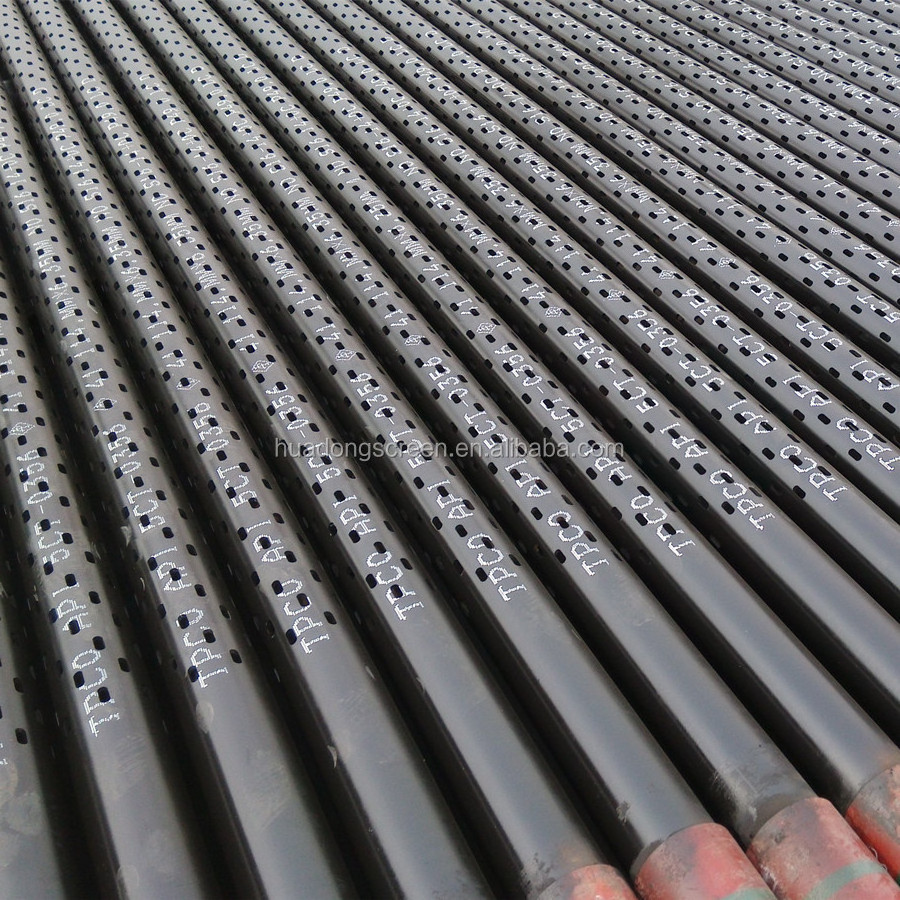 Water well seamless slotted pipe/API 5CT steel slotted screen pipe (China manufacture)