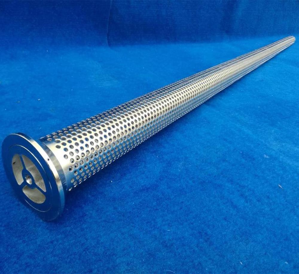 Stainless steel 304 perforated colander tube/drilling pipe screen for base pipe