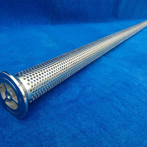 Stainless steel 304 perforated colander tube/drilling pipe screen for base pipe