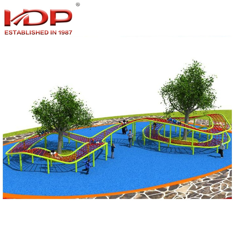 Huadong Multiplayer colorful braided children outdoor play rope nets