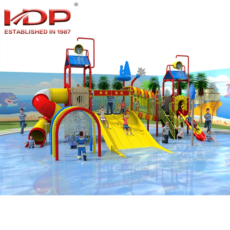 Plastic Type Swimming Pool Slides water park playground