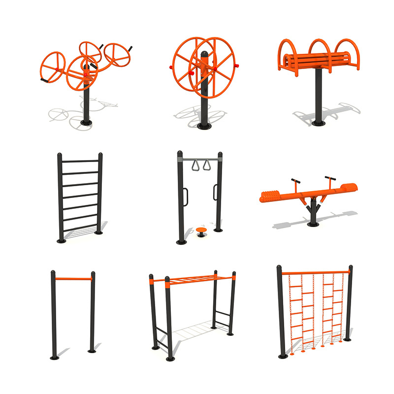 Limit double walker outdoor gym, stainless steel outdoor fitness equipment