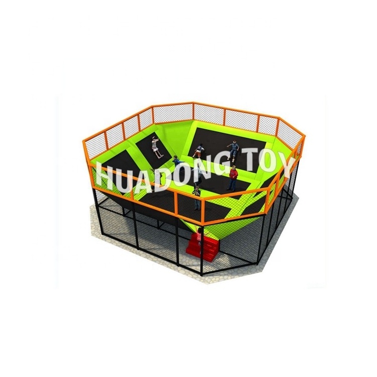 Promotion Entertainment Indoor Rectangle Trampoline Tent Castle Tent professional trampoline for sale