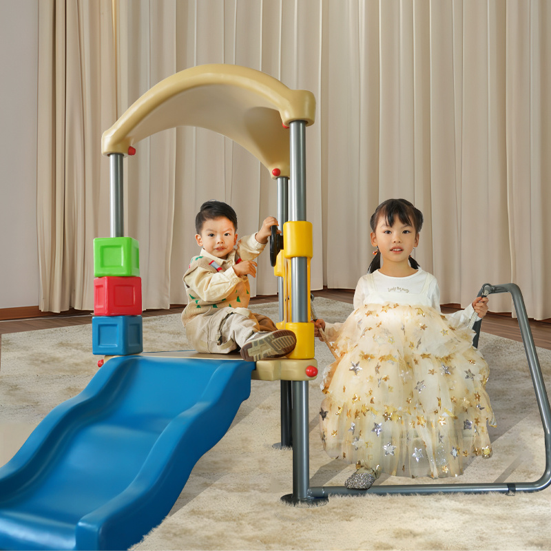 Multifunctional combination small-scale Indoor home children's and babies swing slide