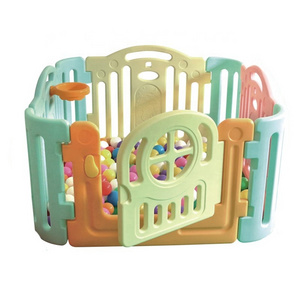 Folding Kids Indoor Color Toddler Plastic Fence large panels adults Baby Playpens For Children