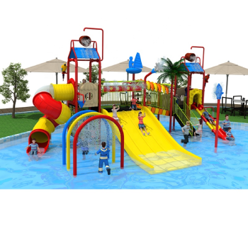 New design water games kids water park slides outdoor playground equipment with price list